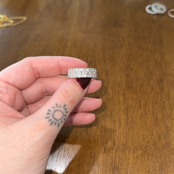 Silver stone ring - Picture 2 of 2